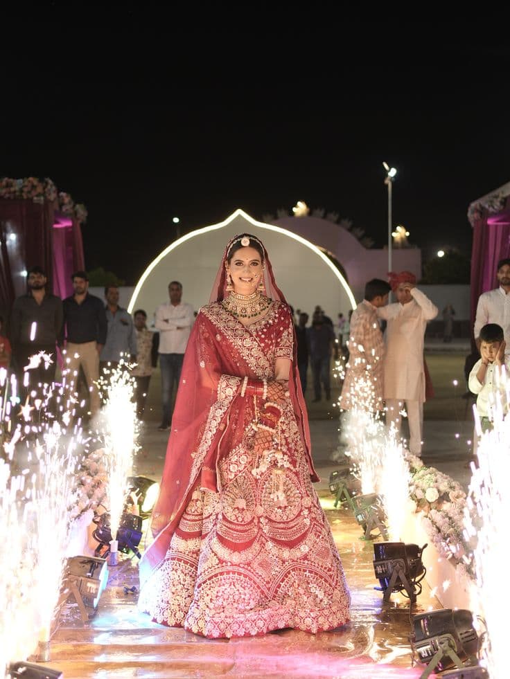Bridal entry decoration