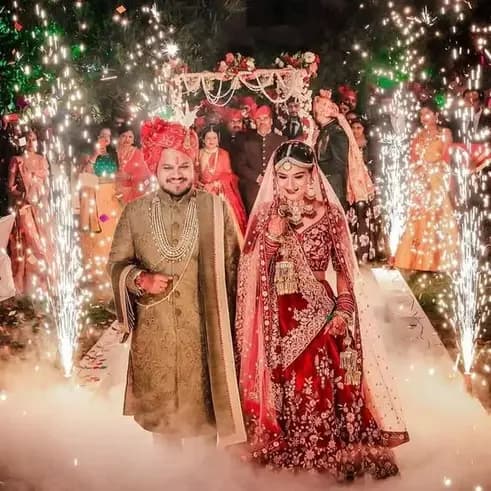 Fog Entry Wedding
