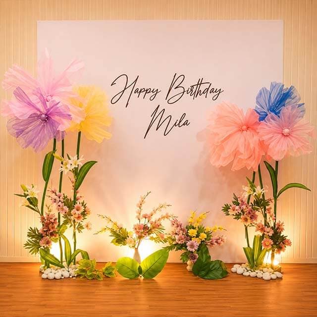 Luxury Birthday Balloon Setup