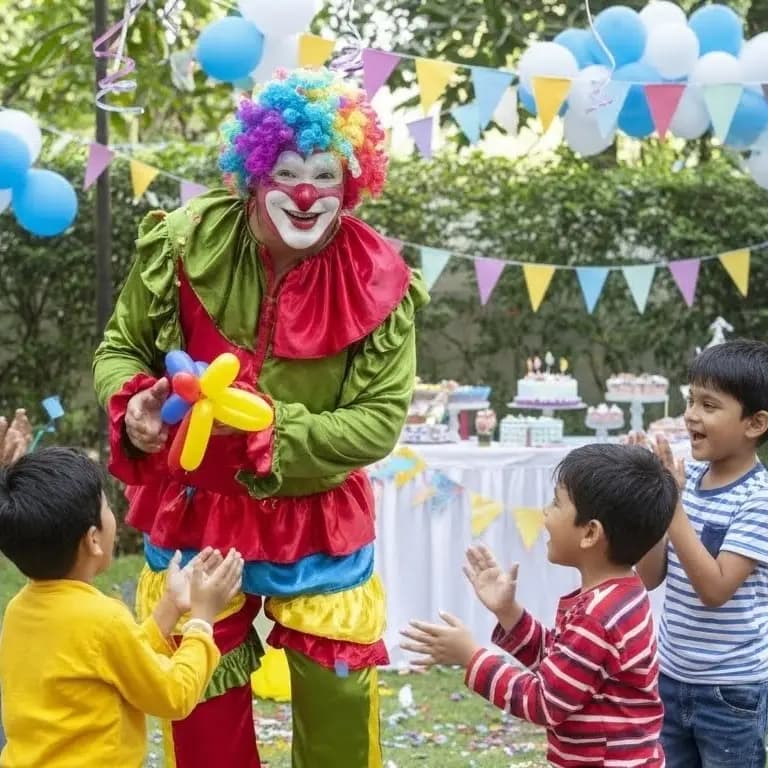 Clown For Kids Birthday