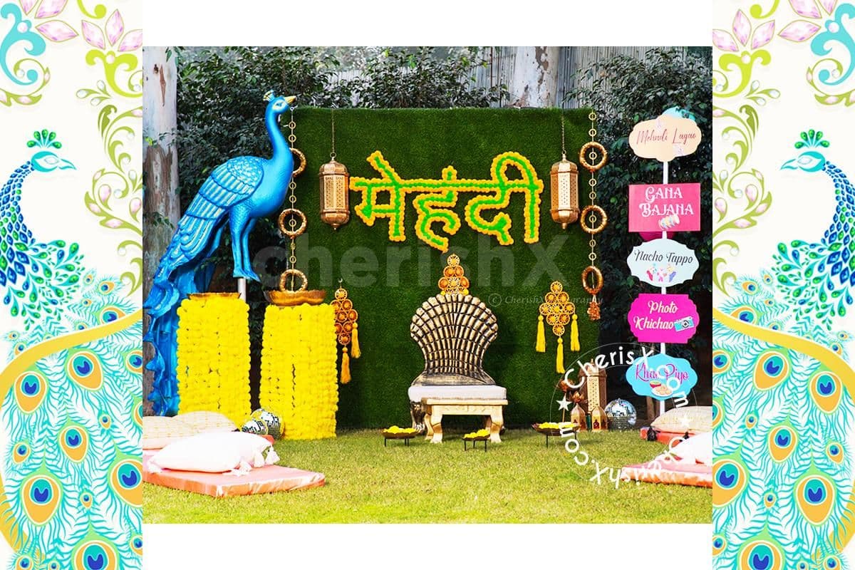 Mehendi decoration