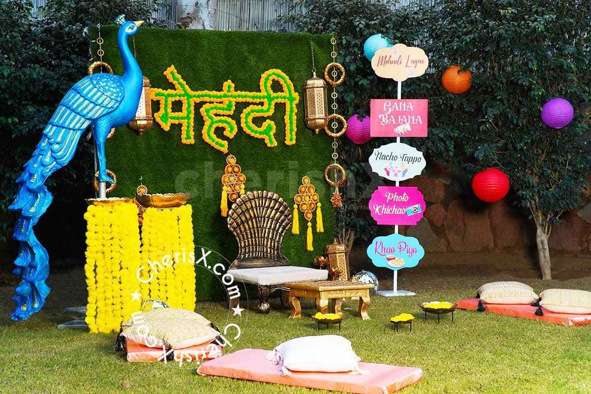 Mehendi decoration