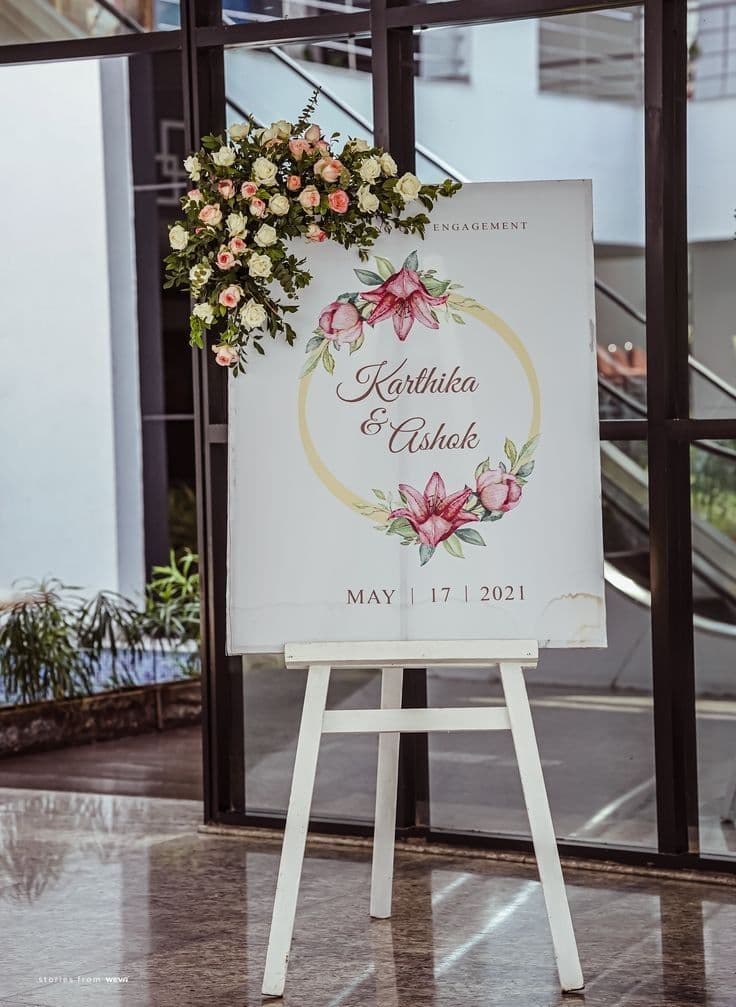 Reception decoration