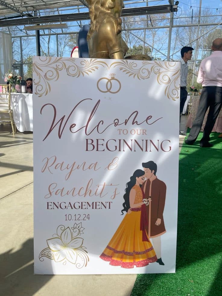Reception decoration