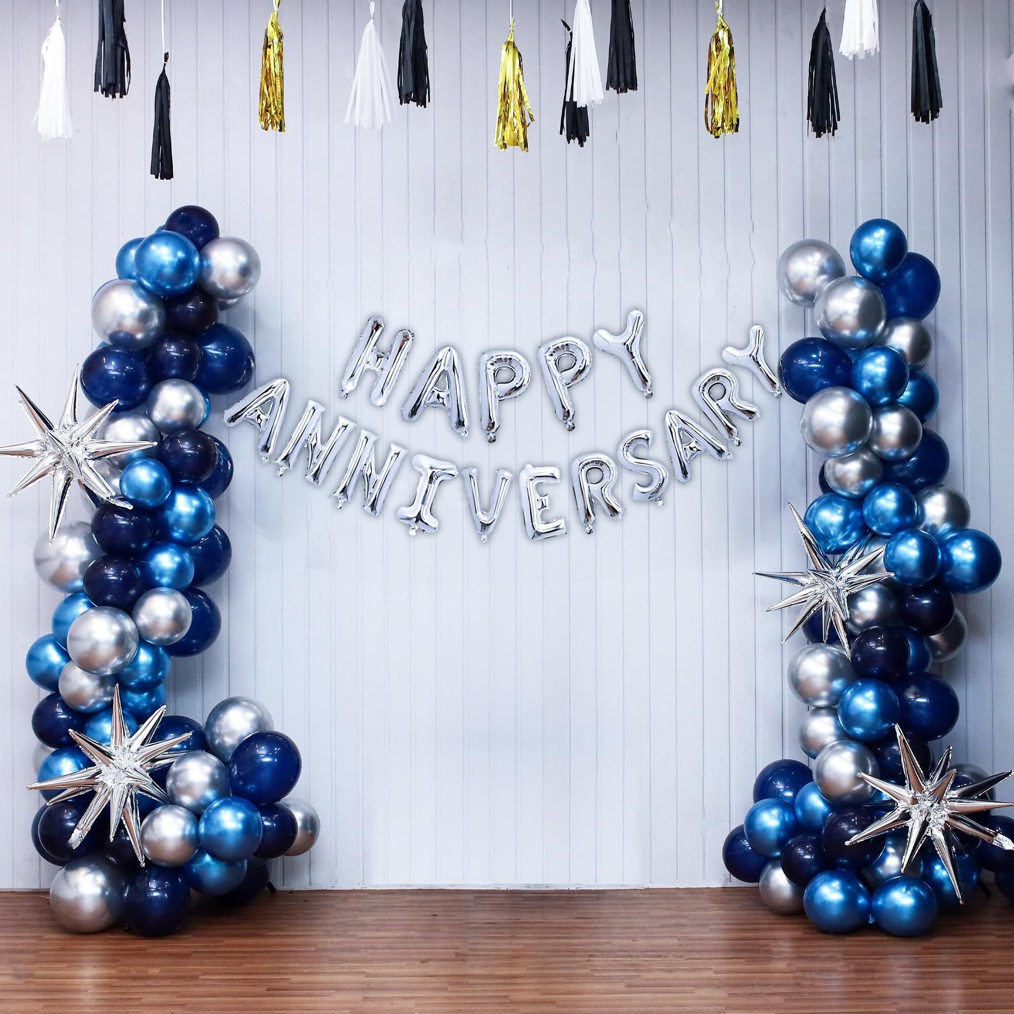Night Blue Anniversary Decoration Package